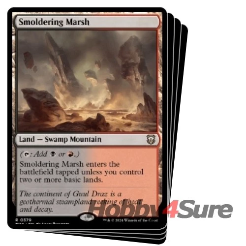 Smoldering Marsh X4 M/NM Magic: The Gathering MTG Modern Horizons 3: Commander - Image 1 of 1