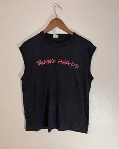 1983 Vintage TALKING HEADS SPEAKING IN TONGUES Album Promo Shirt SZ XL 80s RARE - Picture 1 of 8