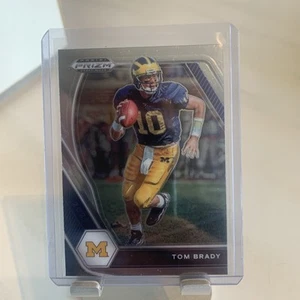 2021 Panini Prizm Draft Picks Collegiate Tom Brady Michigan Wolverines #6 - Bild 1 von 6