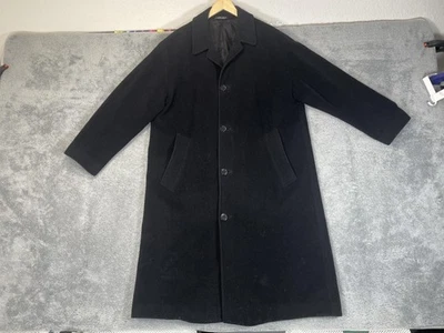 Hugo Boss Coat Mens 48 Medium Long Wool Overcoat Portugal Made Saks Mobcore CEO - Image 1 of 4
