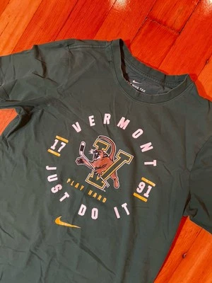 Camiseta de hockey Nike Vermont talla pequeña para hombre camiseta catamounts  Foto 1 de 4