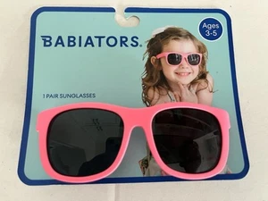 BABIATORS Sunglasses THINK PINK Infant Toddler Ages 3-5 UV Protection NEW - Picture 1 of 2