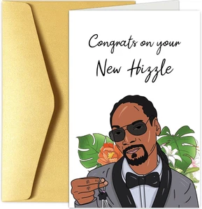 Divertida Tarjeta de Casa Nueva Regalo, Tarjeta de Inauguración Humorosa Hizzle Regalo, Nueva Tarjeta de Hogar - Imagen 1 de 6