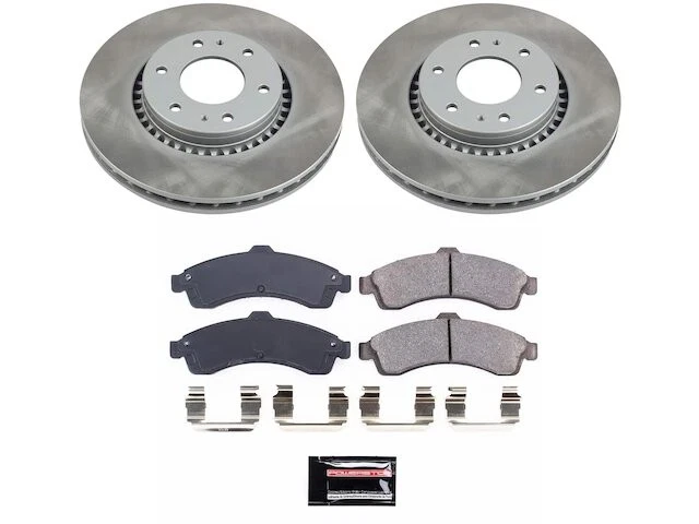 Kit de pastillas de freno delanteras y rotor 93QCGN62 para GMC Envoy XL XUV 2002 2003 2004 2005 Foto 1 de 1