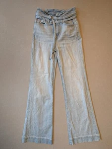 7 For All Mankind Paperbag Modern Dojo Left Hand Renew Denim Jean 26x32 Womens - Picture 1 of 19