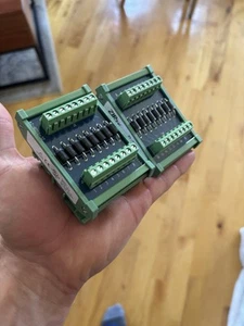ZIPLink transorb module, 8-pole, 24 VDC, DIN rail mount ZL-TSD8-24 QTY 2 - Picture 1 of 1
