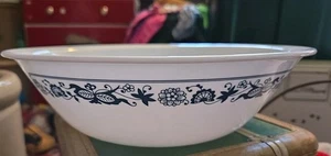 Corelle Runde Große Gemüseschüssel 10" Altstadt Blau Zwiebel Corning Servierschüssel - Bild 1 von 4