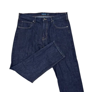 Patagonia Jeans Herren 38X32 Bio Baumwolle Blau Dark Wash Straight Fit Bügelkleid - Bild 1 von 11