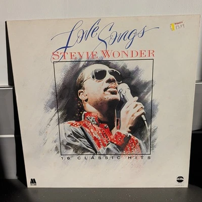 STEVIE WONDER - LOVE SONGS 1984 UK 1st VINYL LP STAR2251 A1/B1 EX/EX - Image 1 of 4