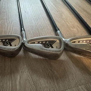 Golden Bear XS tech Irons 3-9 Ultra lite High Modulus K12 Graphite 7 Clubs Total - Picture 1 of 14
