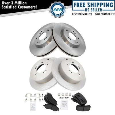 Kit de pastillas de freno y rotor semimetálico para Mitsubishi Outlander 2007-2012 Foto 1 de 4