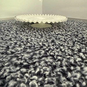 Fenton Kuchenständer mit gerafftem Rand Silver Crest - Bild 1 von 5