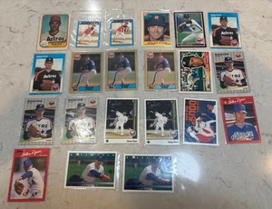 NOLAN RYAN - Lote de 21 cartas de 1981 a 1993 Topps Fleer Upperdeck Leaf y más - Imagen 1 de 1