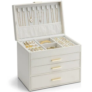 4 Layer Large Jewelry Box - Jewelry Holder Organizer, Jewelry Box Organizer f... - Bild 1 von 7