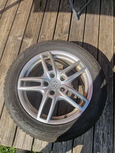 4 Porsche Alufelgen 19" mit Winterreifen M+S   265/50   R 19 - Bild 1 von 8