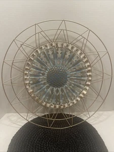 19" Metall blaue Blume Wandkunst Dekor mit Rostblatt, große Außenwandkunst... - Bild 1 von 11