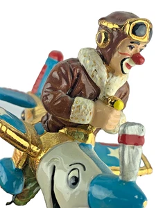 1993 - Firmato Ron Lee - Raro Dave Bomber Clown 532/950 Pilota, Statua Figura - Foto 1 di 9