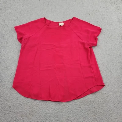Meraki Shirt Womens XL Red Performance Top Short Sleeve - Image 1 of 4