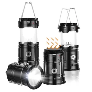 Solar Camping Lantern for Power Outages - USB Rechargeable Lamp Camping Essen... - Picture 1 of 6