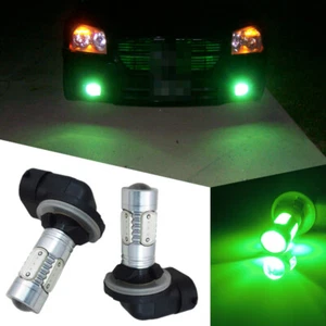 2pcs Bright Green 881 898 LED Fog Light Bulbs 889 896 Car Truck Fog Driving Lamp - Picture 1 of 12