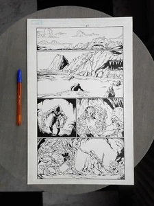 ORIGINAL ART SHANE DAVIS SPIDER-MAN TEAM-UP SPECIAL 2005 PAGE 2 EXCELLENT ÉTAT - Imagen 1 de 1