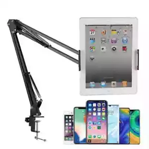 Tablet Holder for Bed Ipad Stand 360° Rotating Desktop Phone Mount with Aluminum - Picture 1 of 12