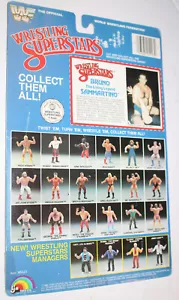 WWF LJN Bruno Sammartino Cardback SOLO WWE Pro Wrestling Action Figure Card - Foto 1 di 7