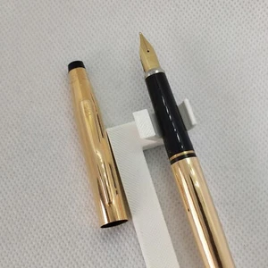 Cross Classic Century Gold Plated Fountain Pen, 14K Gold Medium (M) Nib - Picture 1 of 13