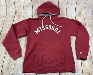 American Crown Missouri State Spellout Red Hoodie Sweatshirt Size Medium - Picture 1 of 8