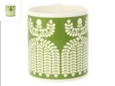 Taza verde Orla Kiely Folk Girl capacidad 300 ml  Foto 1 de 2