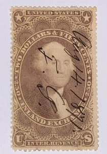 Travelstamps: 1862-71 US Stamp Scott# R84c Inland Exchange Washington used - Picture 1 of 8