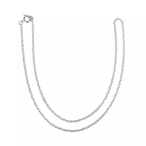 Cadena De Eslabones, Plata, 45cm, 2x3mm, 1 Pza. - Imagen 1 de 1