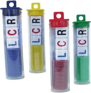Left Center Right Dice Game - 4 Sets - Assorted Colors - Picture 1 of 1