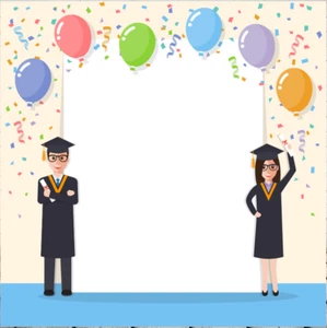 GRADUATION CLASS OF UNIVERSITY PARTY SUPPLIES BANNER BACKDROP DECORATION - Picture 1 of 4