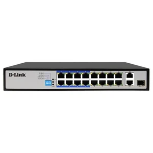 D-Link 18-Port Unmanaged PoE Switch with 16 PoE RJ45 and 2 Uplink Ports - Picture 1 of 1