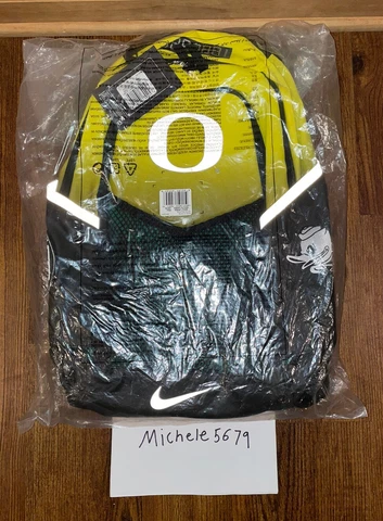 Nike Oregon Ducks Athlete Player Issued Backpack Black Yellow Green New Cover