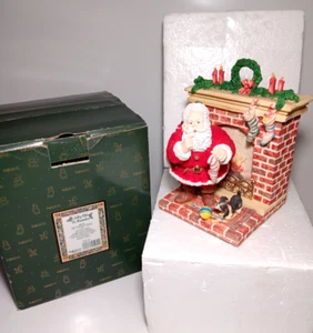 Vintage Enesco 1991 Fraser Collection Jolly Old St. Nicholas Musical Santa Figur - Bild 1 von 7