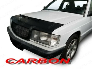 Sujetador óptica carbono para Mercedes Benz 190 Clase C W201 1982-1993 protección contra impactos de piedras - Imagen 1 de 5