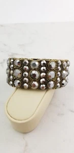 Neu ohne Etikett Lia Sophia Twilight Stretch Manschette Statement Armband geschnittene Kristalle Wohnmobil $ 130 - Bild 1 von 6