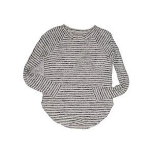Maglione pullover donna manica lunga Ann Taylor Loft a righe piccolo misto cotone - Foto 1 di 4