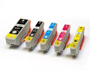 Juego de 5 cartuchos de tinta compatibles T26 para reemplazar la tinta de oso polar Epson 26 - Imagen 1 de 1