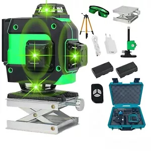 LIVELLA LASER TRACCIATORE AUTOLIVELLANTE 16 LINEE 360º ROTAZIONE LINEA VERDE - Foto 1 di 8