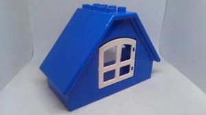 Lego Duplo 4x8 Blue Roof House Barn with Window 31454 - Picture 1 of 5
