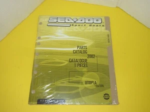 2002 NEW sealed Sea-doo Utopia parts catalog #219301310 - Bild 1 von 2