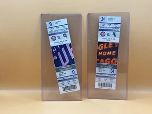 2009 Cubs Seaon Ticket Stubs Mint! With Toploader, choose your game + Date!!! - Picture 1 of 1