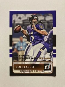 2015 Panini Donruss #5 Joe Flacco Passing Yards Stat Line #027/249 - Bild 1 von 1