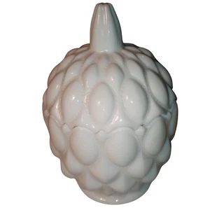 Vintage Milk Glass Covered Candy Dish – Textured Artichoke Design - Picture 1 of 8