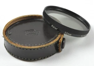 Rare Nikon F 52 mm Polar filter w/ Nippon Kogaku Case  -  Japan  - Picture 1 of 2