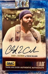 Cryptozoic The Walking Dead Season 4 Chad L. Coleman As Tyreese Silver Foil /75! - Picture 1 of 2