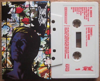 DAVID BOWIE - TONIGHT (EMI TCDB1 / EL2402274) 1984 UK CASSETTE TAPE - Image 1 of 3